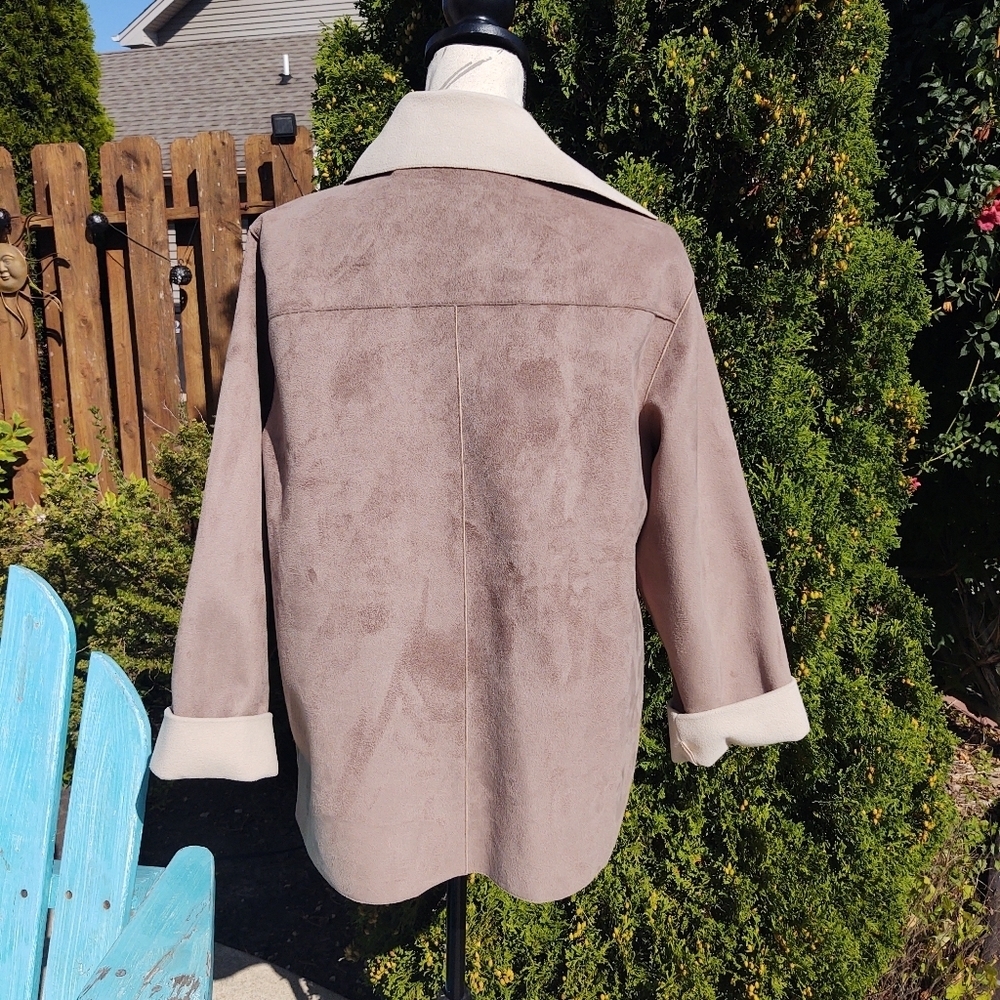 Alfred Dunner 12 Nordic Faux Suede Jacket! - Picture 10 of 12